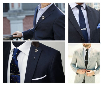 Men's lapel pins