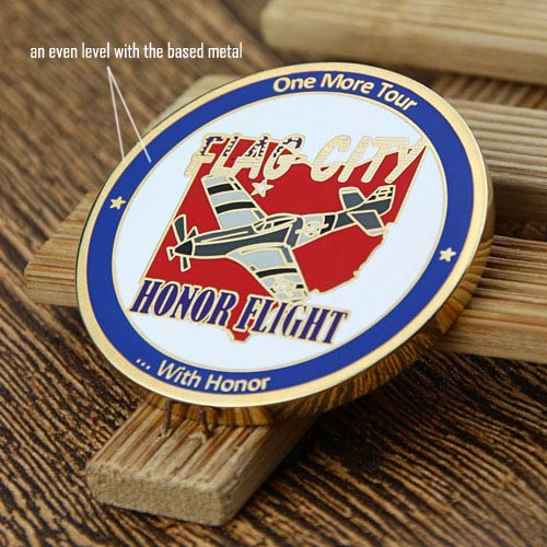 Veteran Custom Hard Enamel Coins