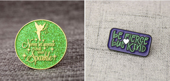 motto custom lapel pins
