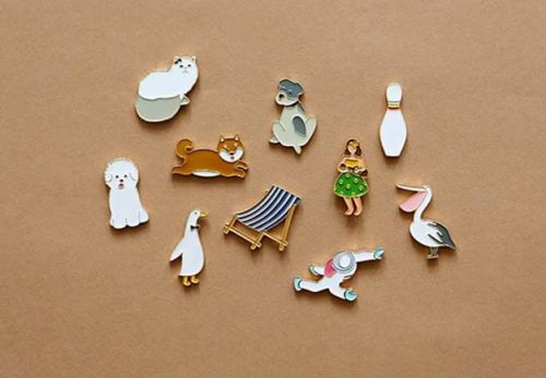 Carton series custom enamel pins Carton series custom enamel pins