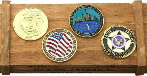 Memorial challenge coins