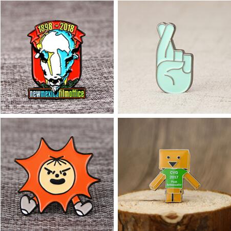 Personalized lapel pins made by GS-JJ