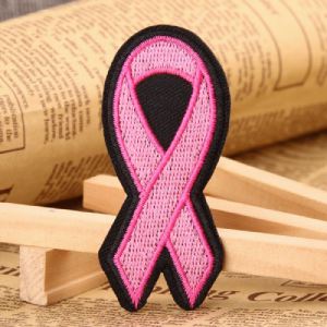 Pink Ribbon Custom Patches