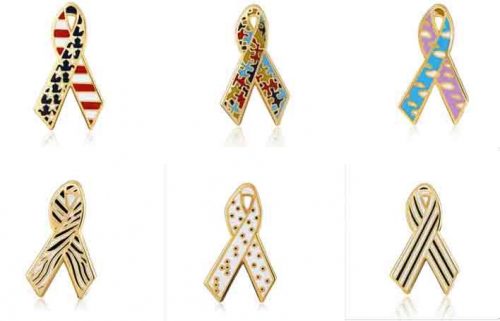 Ribbon series soft enamel pins