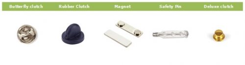 The attachment of custom lapel pins The attachment of custom lapel pins
