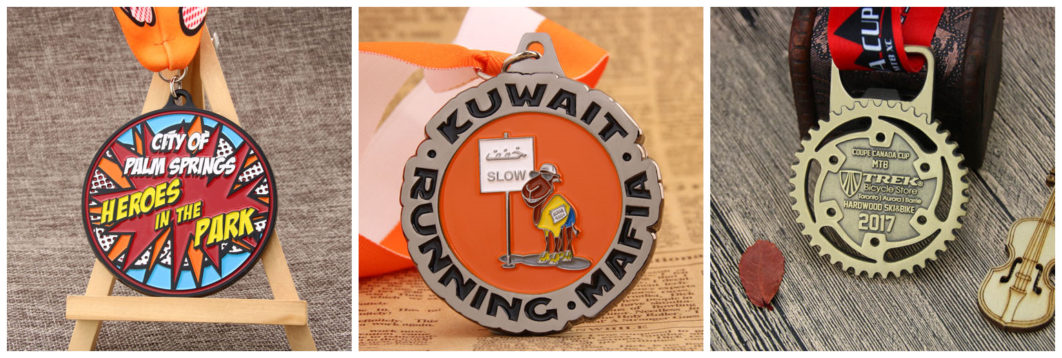Various race medals made by GS-JJ