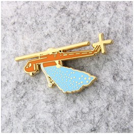 Artificial Rainfall Custom Lapel Pins