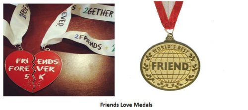 Friends Love Medals