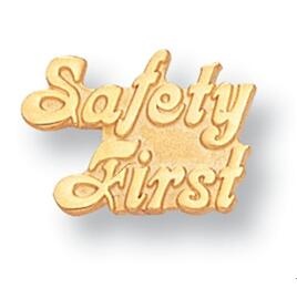 Safety First Lapel Pins