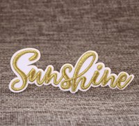 Sunshine Custom Embroidered Patches