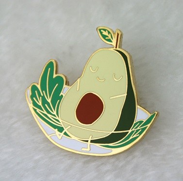 (Avocado Custom Enamel Pins of GS-JJ)