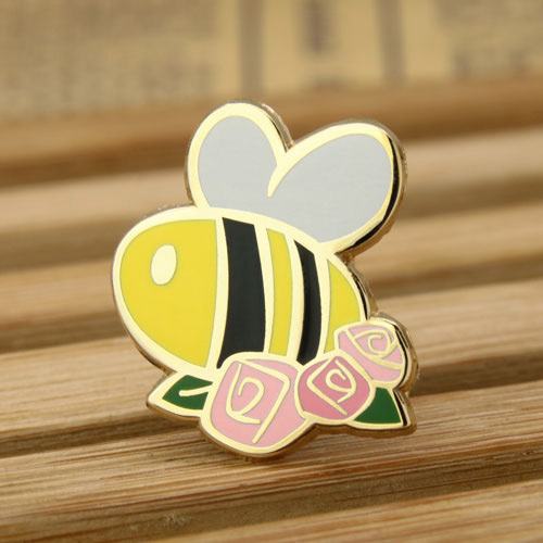 Bee hard enamel pins