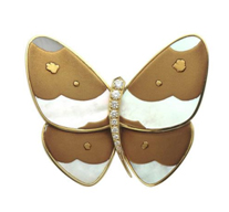 Butterfly lapel pins