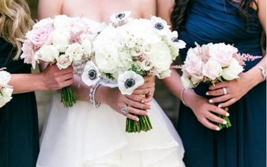 Carrying flowers