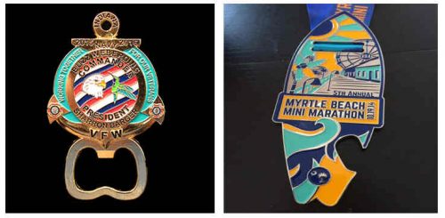 Custom Bottle Opener Medals