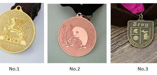 Different Sandblast Medals