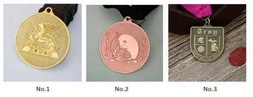 Different Sandblast Medals