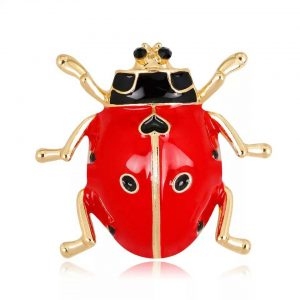 Ladybug soft enamel pins