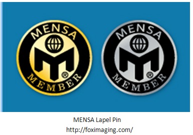 MENSA Lapel pins