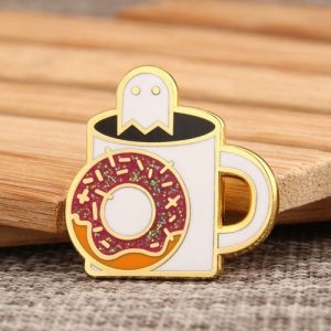 Ordinary coffee cup enamel pins