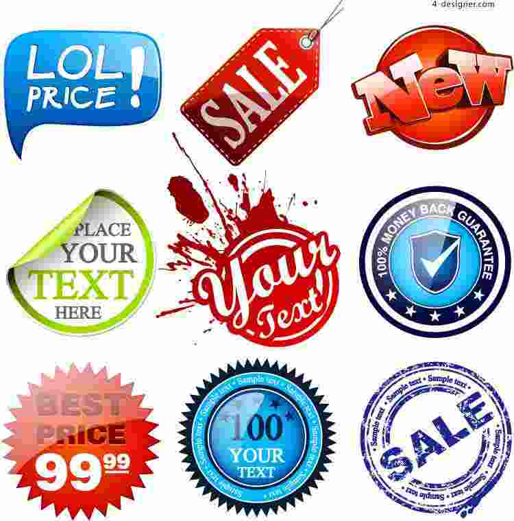 Promotion stickers