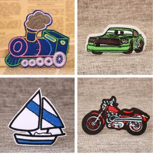 Transportation custom made patches