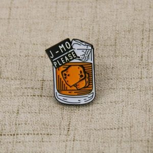 Welsh wine cup custom pins