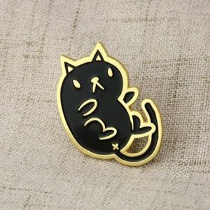 Black Cat Lapel Pins