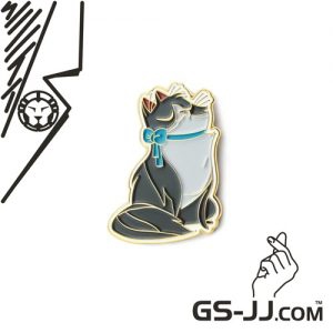 Grey Cat Lapel Pins – Ready-made