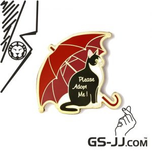 Please Adopt Me Cat Lapel Pins – Ready-made