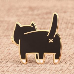 The Back of Cat Cool Enamel Pins The Back of Cat Cool Enamel Pins