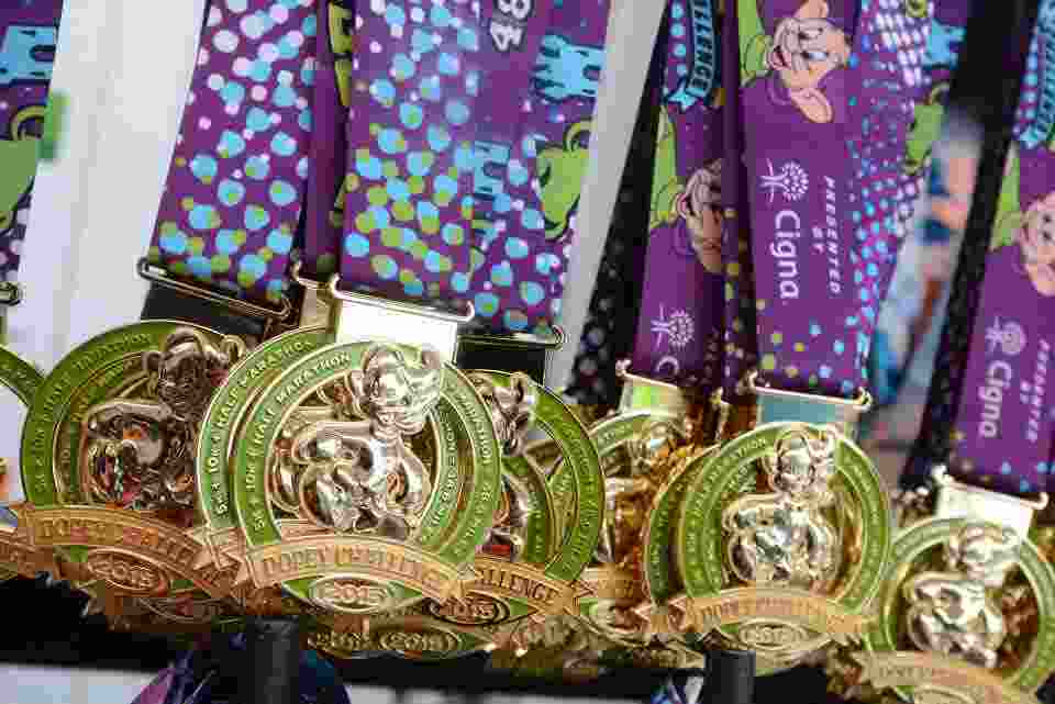 WDW Marathon Dopey Challenge Medals