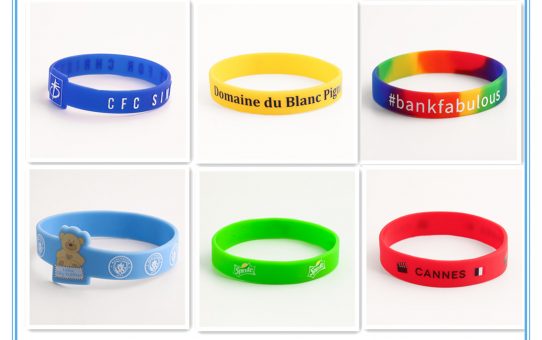 Various Custom Silicone Wristbands