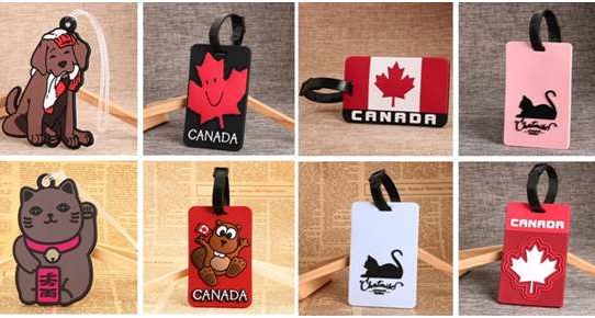 GS-JJ soft PVC luggage tag