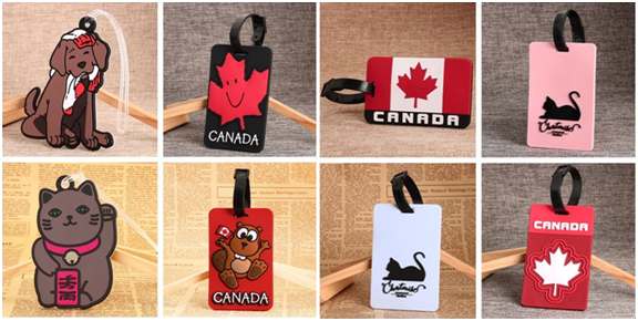 GS-JJ soft PVC luggage tag