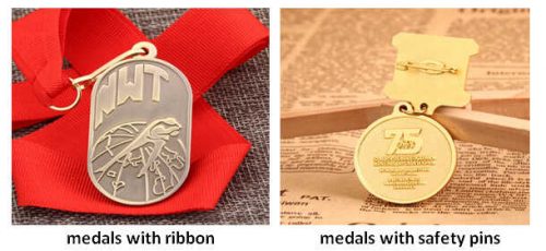 Medals with Different Attachments