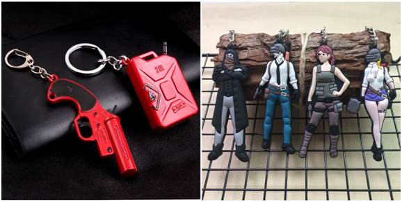 PUBG keychains