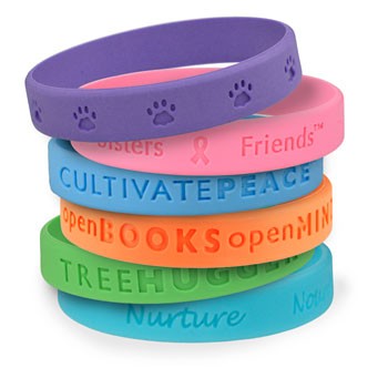 Silicone Wristbands with different colors have different meanings