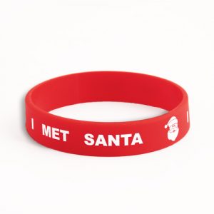 Santa Silicone wristbands made for kids