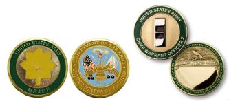 Army Officer Ranks Military Coins