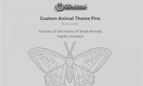 custom pins for Papilio Machaon