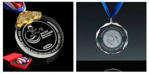 crystal medals