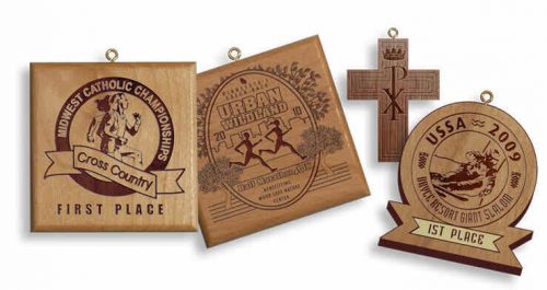 wooden medals