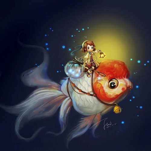 Beautiful goldfish hot sale