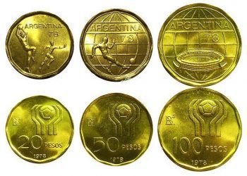1978 FIFA World Cup Argentina Coins
