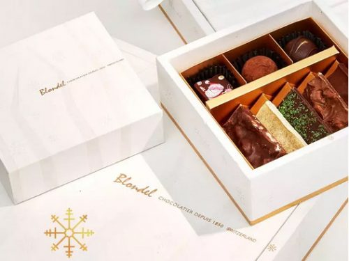 White Christmas Gift Box