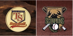 Baseball challenge coins