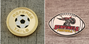 Football challenge coins