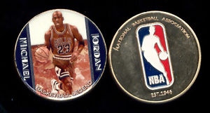 Michael Jordan basketball challenge coin