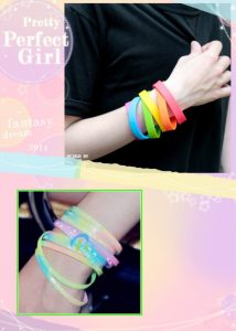 Multiple Wristbands of The SAME Width